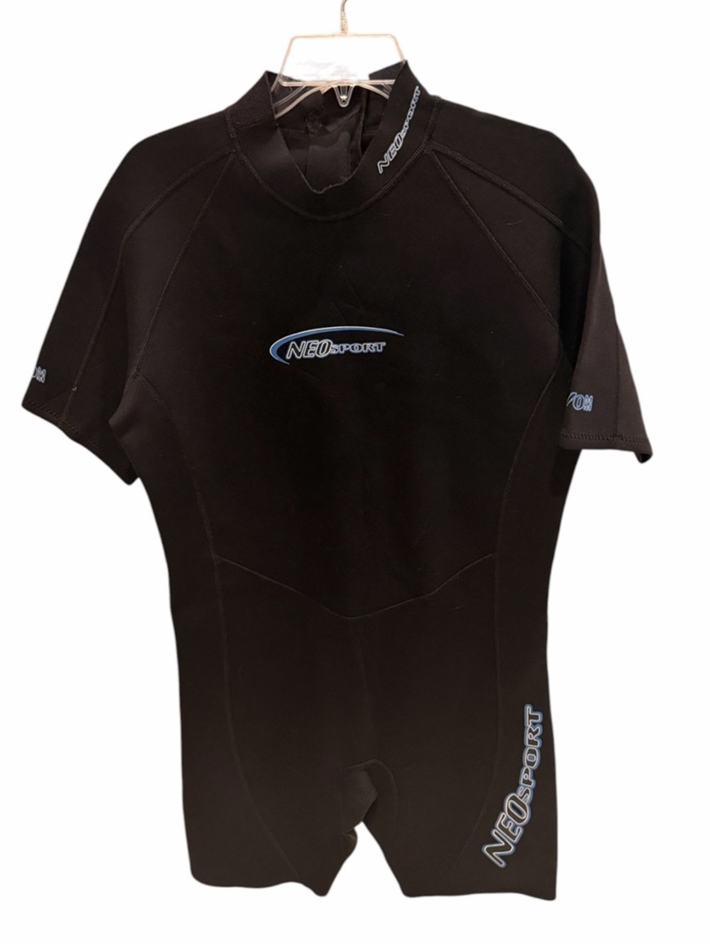 Neosport Men's Black Shorty Wetsuit Swim Suit Size XL